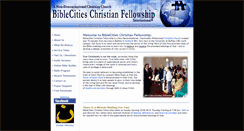 Desktop Screenshot of biblecitieschristianfellowship.org