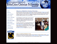 Tablet Screenshot of biblecitieschristianfellowship.org